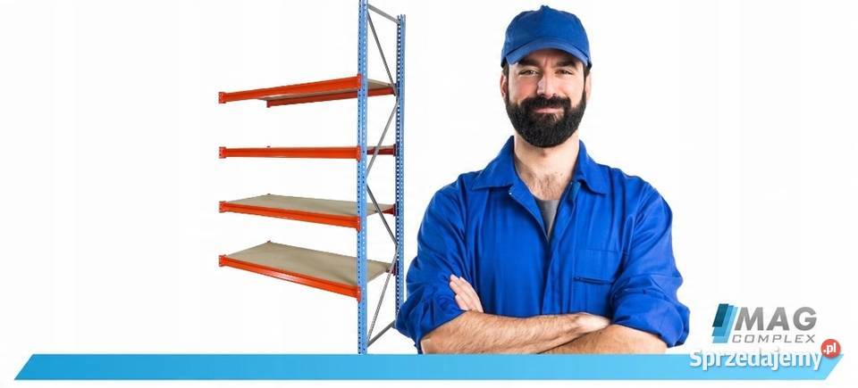 REGAŁ METALOWY MAGAZYNOWY WYTRZYMAŁY PÓŁKA Gdańsk
