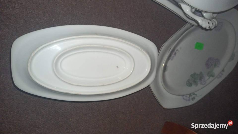 Serwis obiadowy liliowy dekor hortensji Gdańsk