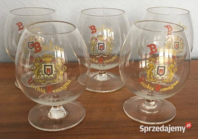 Vintage 5 kieliszków do brandy marki BUTON Nowy Sącz