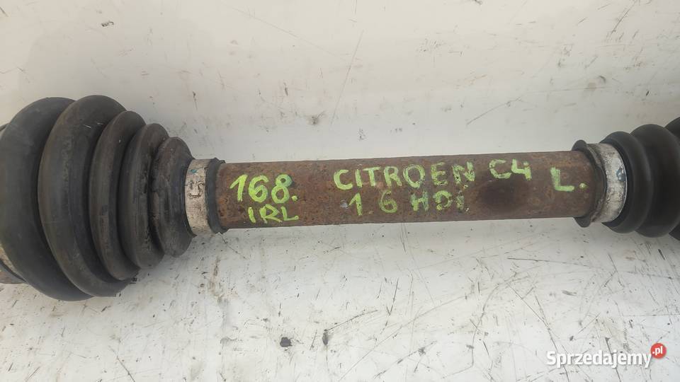 168Citroen C4 I 3D 16hdi 0410 PÓŁOŚKA PRZEGUB Włoszczowa