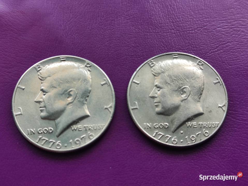 Monety 12 DOLARA 1976200 lat USAHALF DOLLARDwie Pruszków