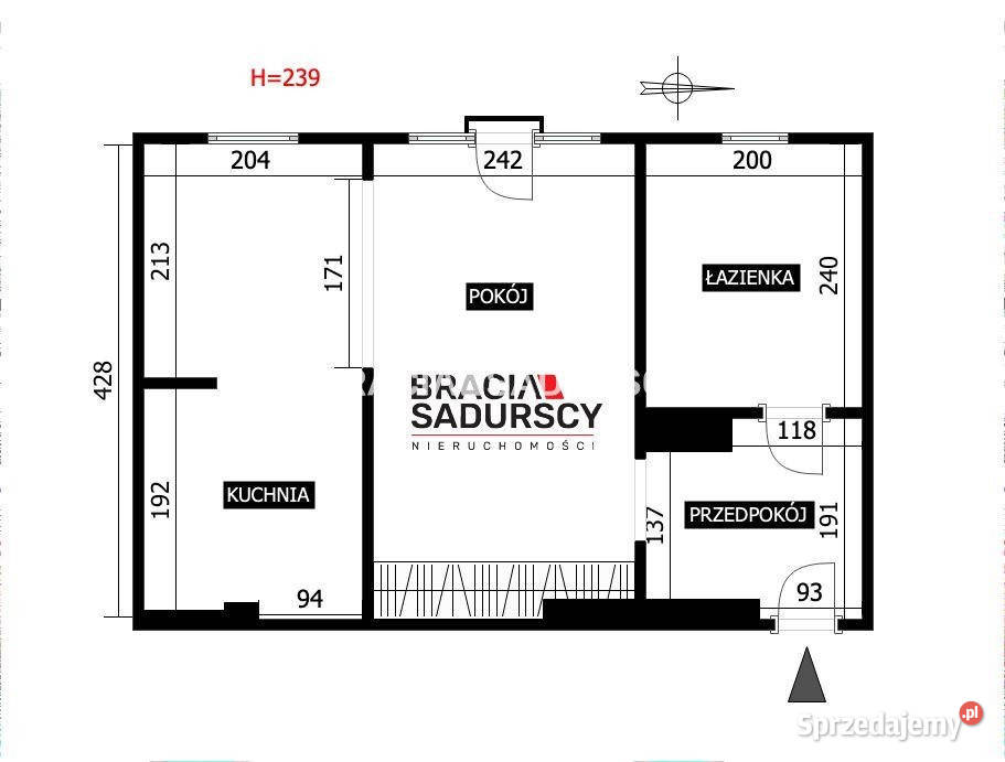 Mieszkanie 268m2 1pokojowe Kraków Łanowa sprzedam
