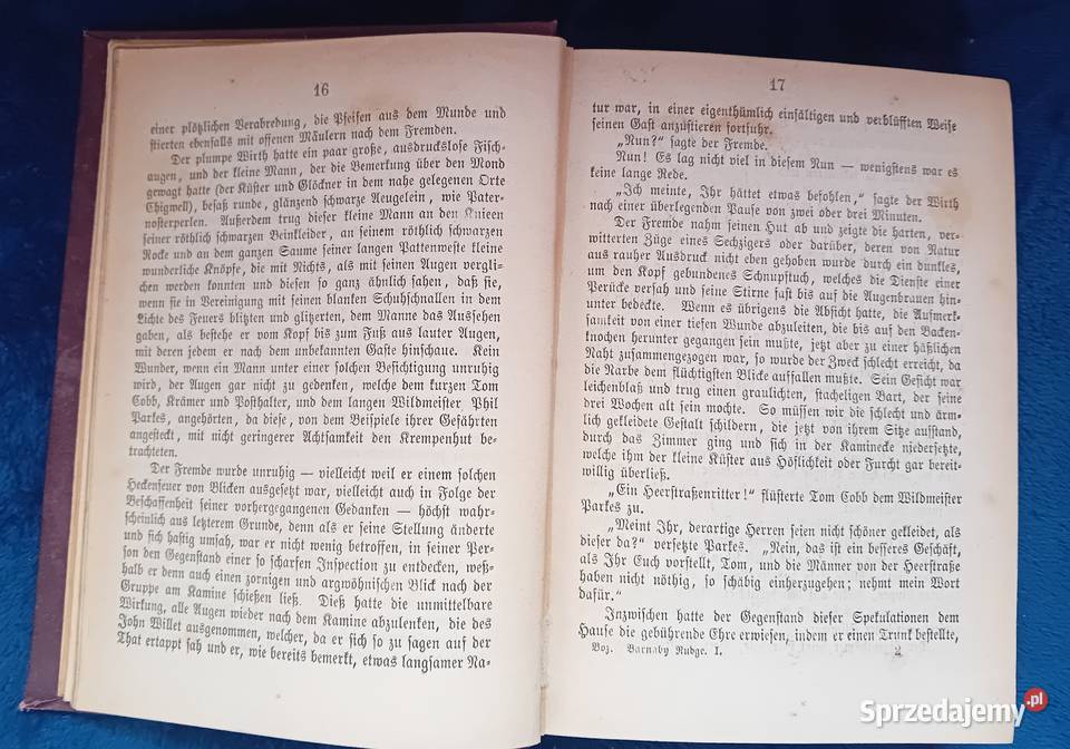 BOZ Dickens Barnaby Rudge Hoffmannsche Verlag Koźminek