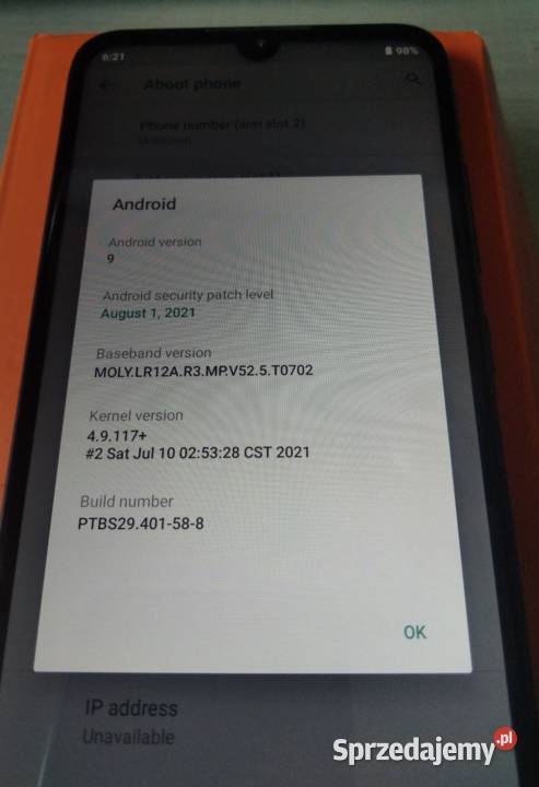 Motorola e6 XT20252 komplet pudełko ładowarka Wrocław