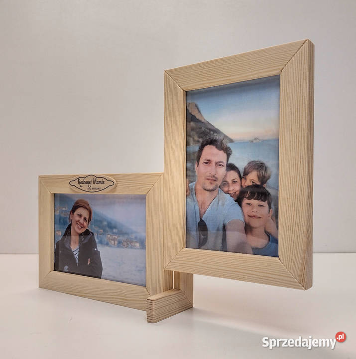 NAPIS DEDYKACJA Ramka Na Zdjęcia 10x15 DREWNO Lublin sprzedam