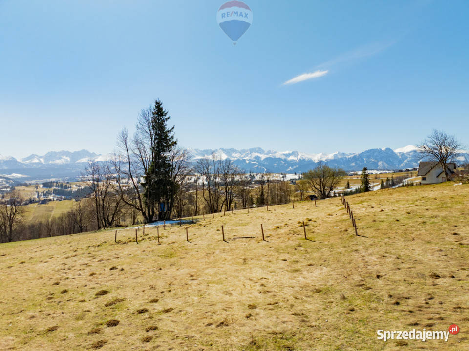 DZIAŁKA BUDOWLANA SIEROCKIE WIDOK NA TATRY Sprzedaż