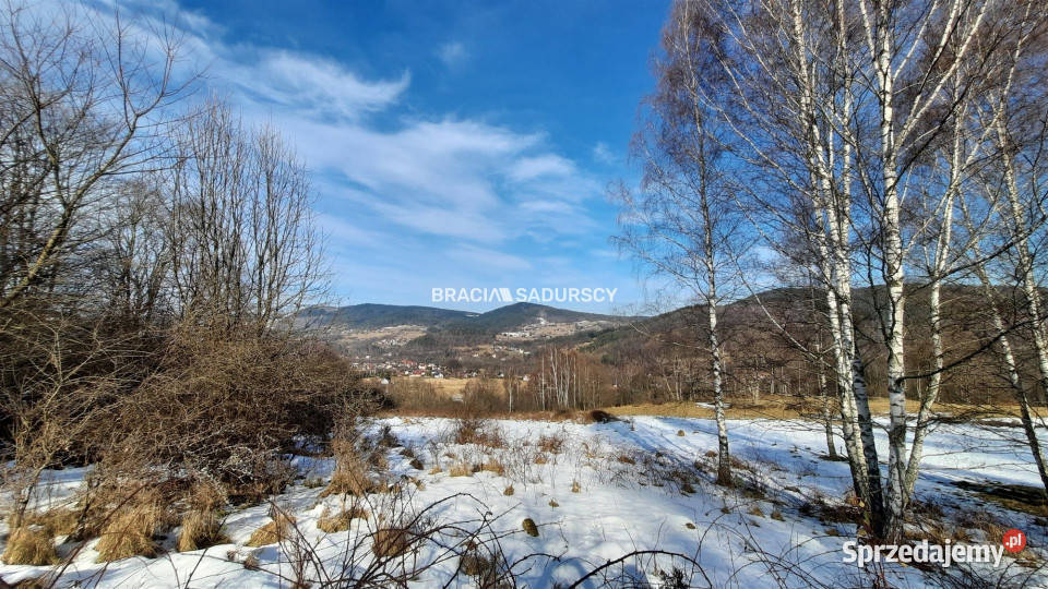 Sprzedaż gruntu 30000m2 Stryszawa 26zł/m2 sprzedam