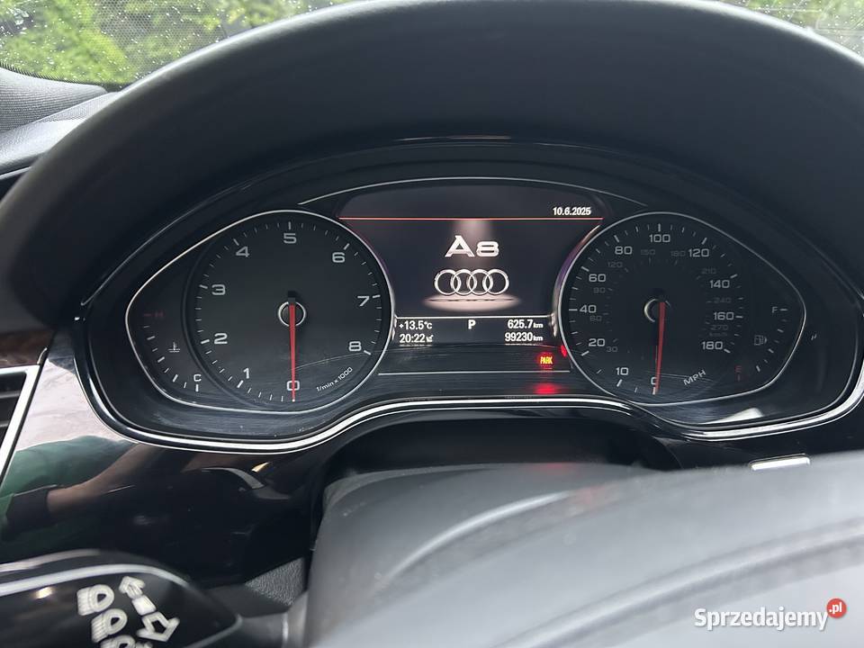 Audi A8L D4 30TFSI Quattro matrix masaż 2017 Olszewka