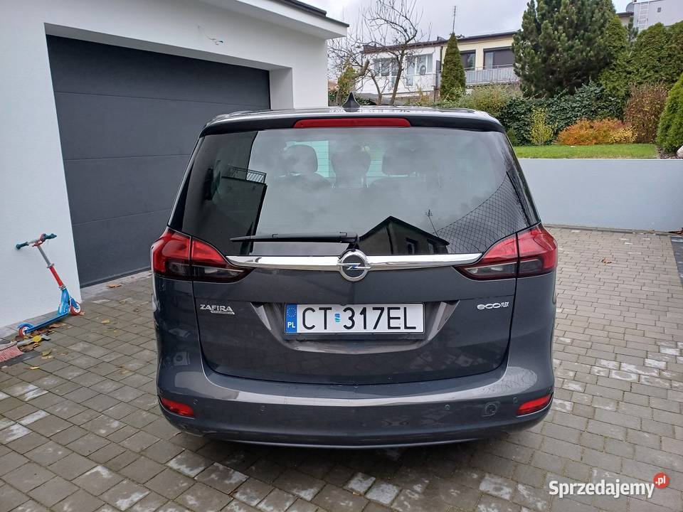 Opel Zafira 14 Turbo 140 7OSOBOWA Navi Kamera ASR (kontrola trakcji) Toruń