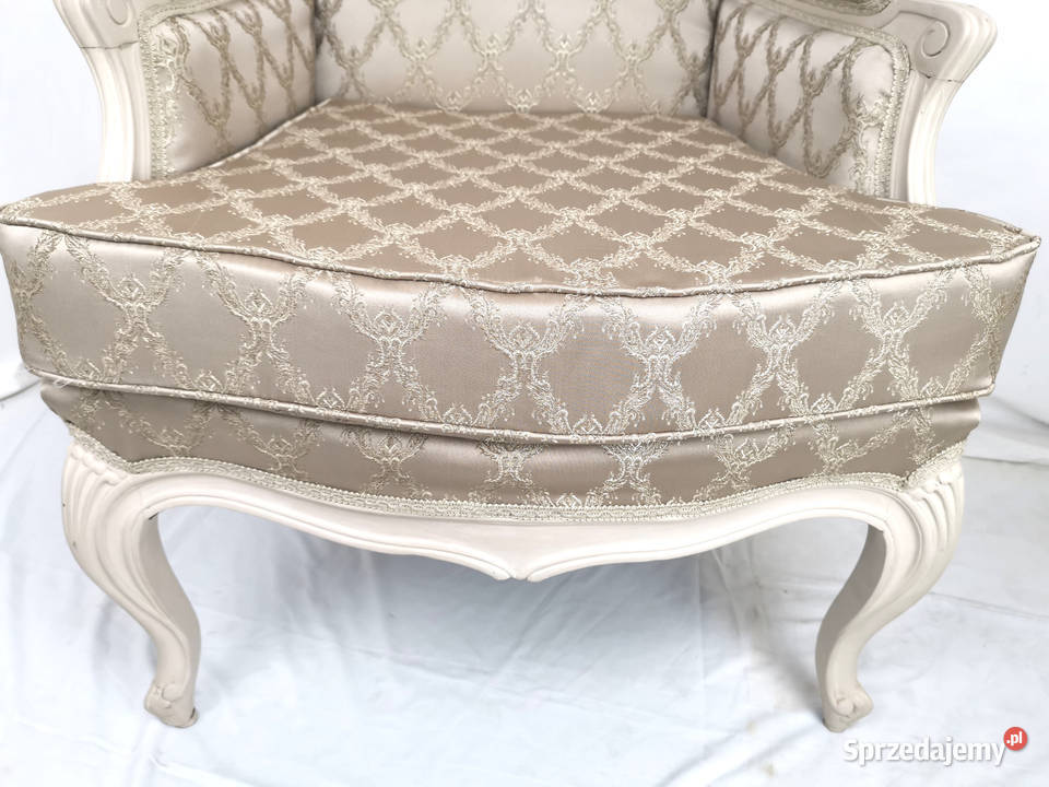 Fotel antyk shabby chic malowany Warszawa