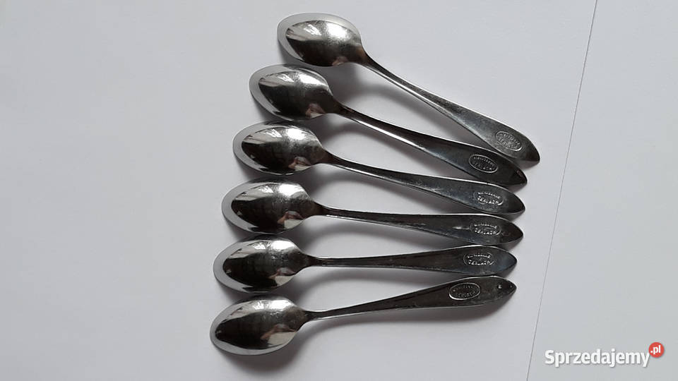 Łyżeczki do mokki kawy KROPLA WODY Gerlach Sztućce śląskie