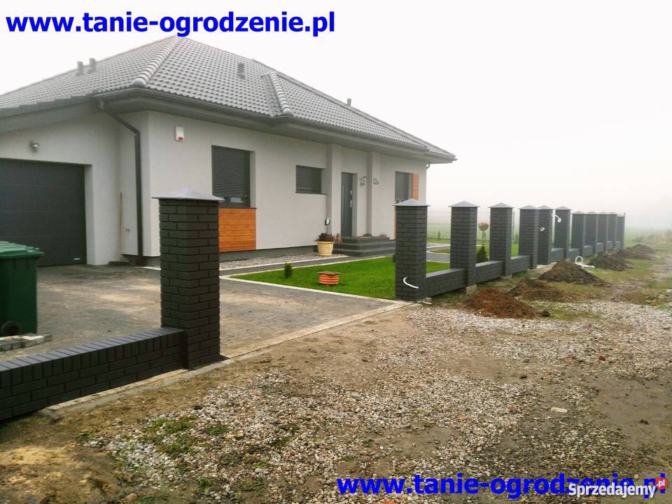 Ala klinkier słupki murki ogrodzenia imitacja Sochaczew