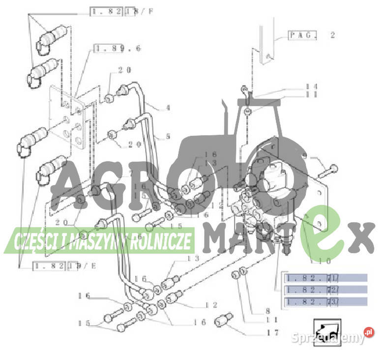 5092065 RURKA HYDRAULICZNA CNH