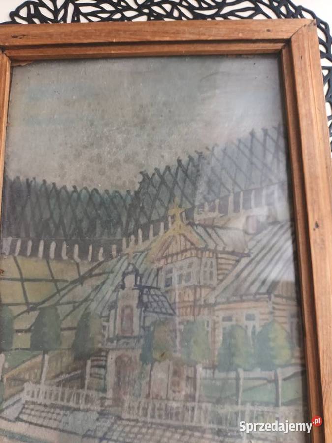 Mam do sprzedania stare akwarele Malbork