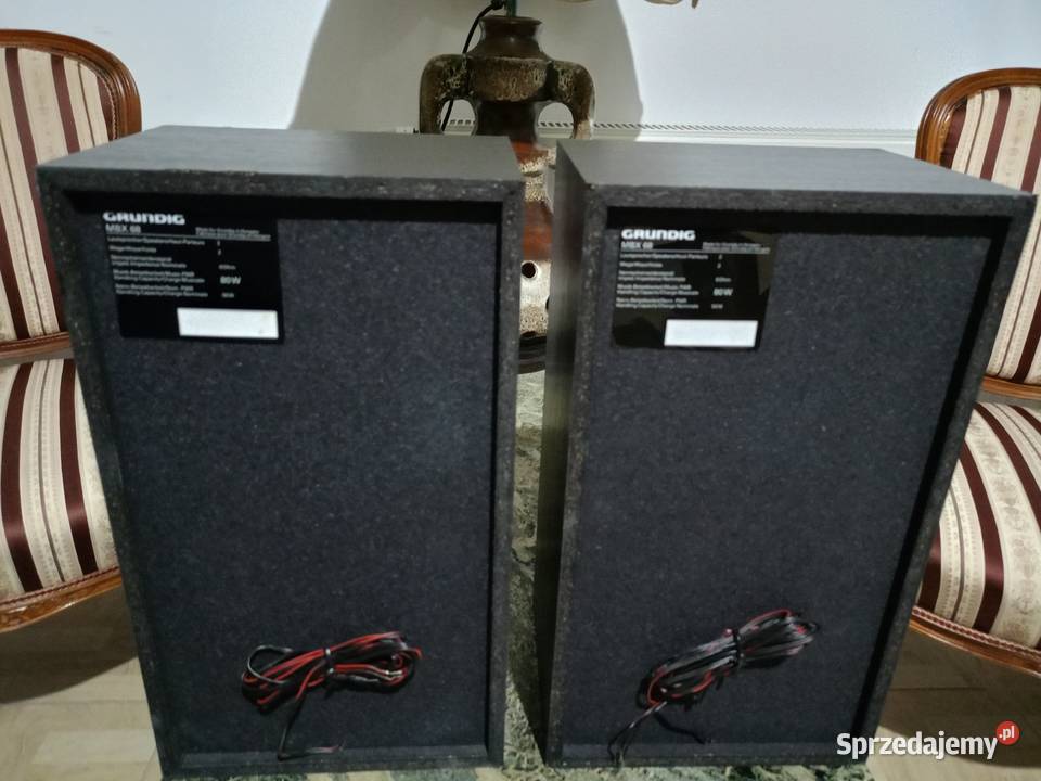 Kolumny GRUNDIG 80 Watt 6 Ohm Vintage Drawski Młyn