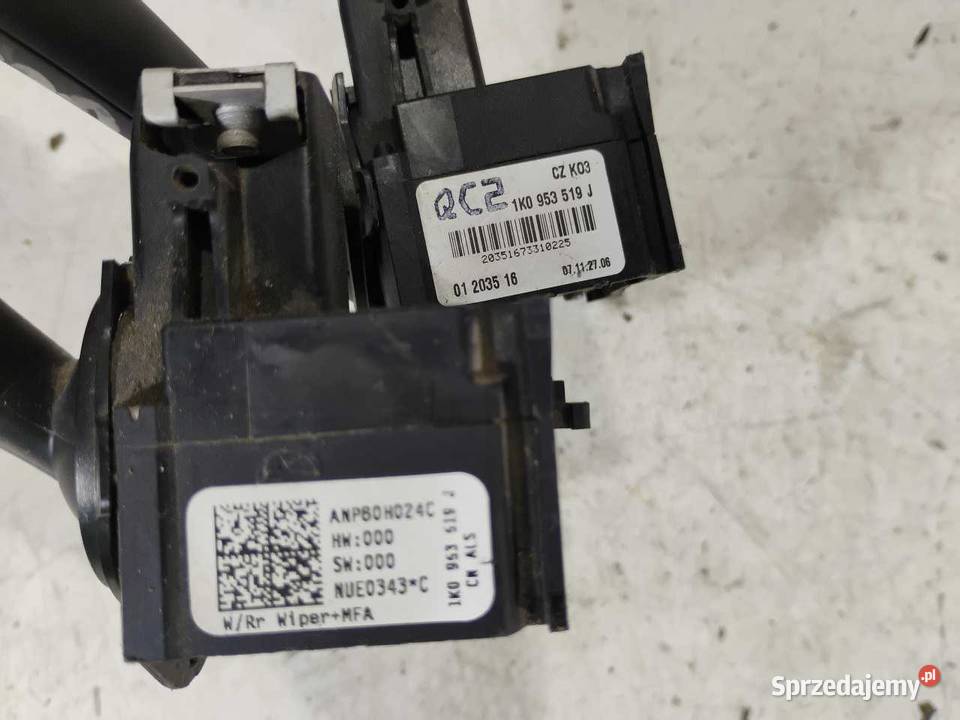 PRZEŁĄCZNIK WYCIERACZEK VW TOURAN 1K0953519J wielkopolskie