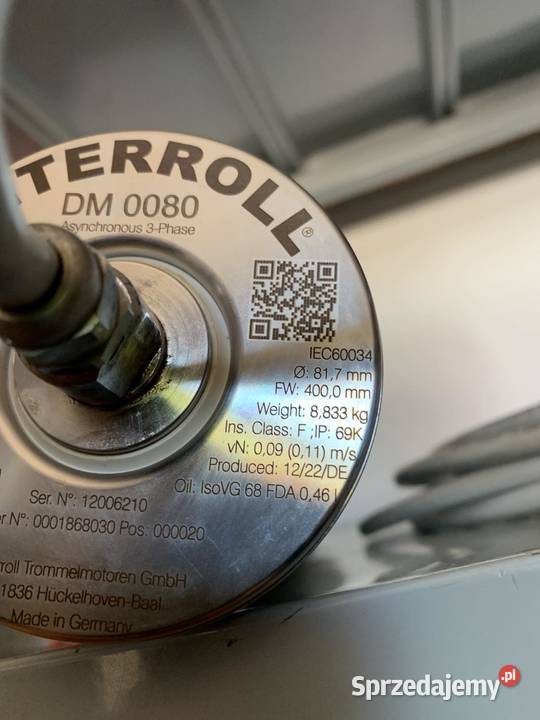 Interroll DM 0080 Drum Motor 80W M34 817 mm x Warszawa