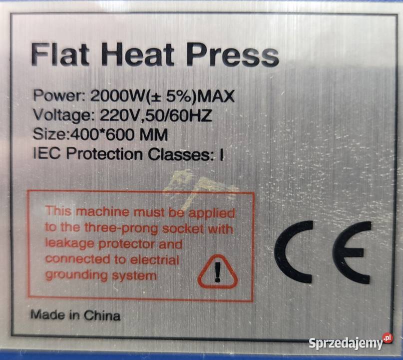 Prasa termotransfetowa DTF 40x60 łódzkie Czarnocin