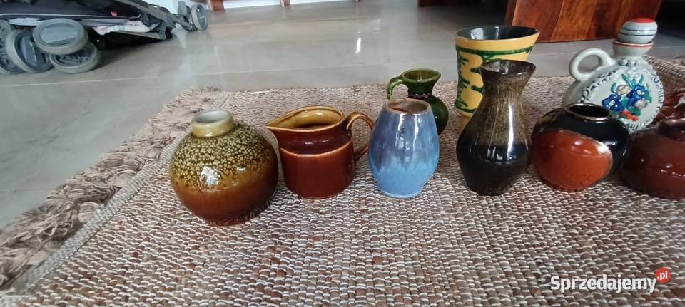 Wazony ceramiczne PRL Nysa