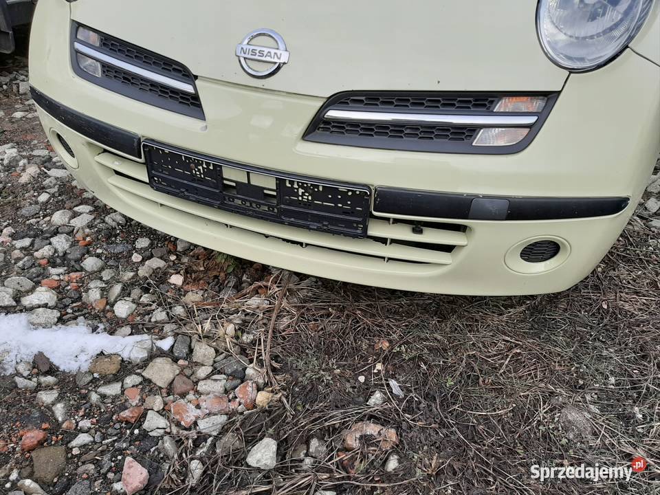 KRATKA ZAŚLEPKA ZDERZAKA PRAWA NISSAN MICRA K12 osobowe wielkopolskie Nowy Tomyśl