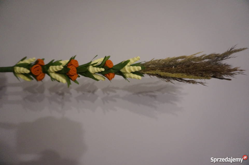 Palma wielkanocna palmy wielkanocne z bibuły Dekoracje i ozdoby Libiszów-Kolonia
