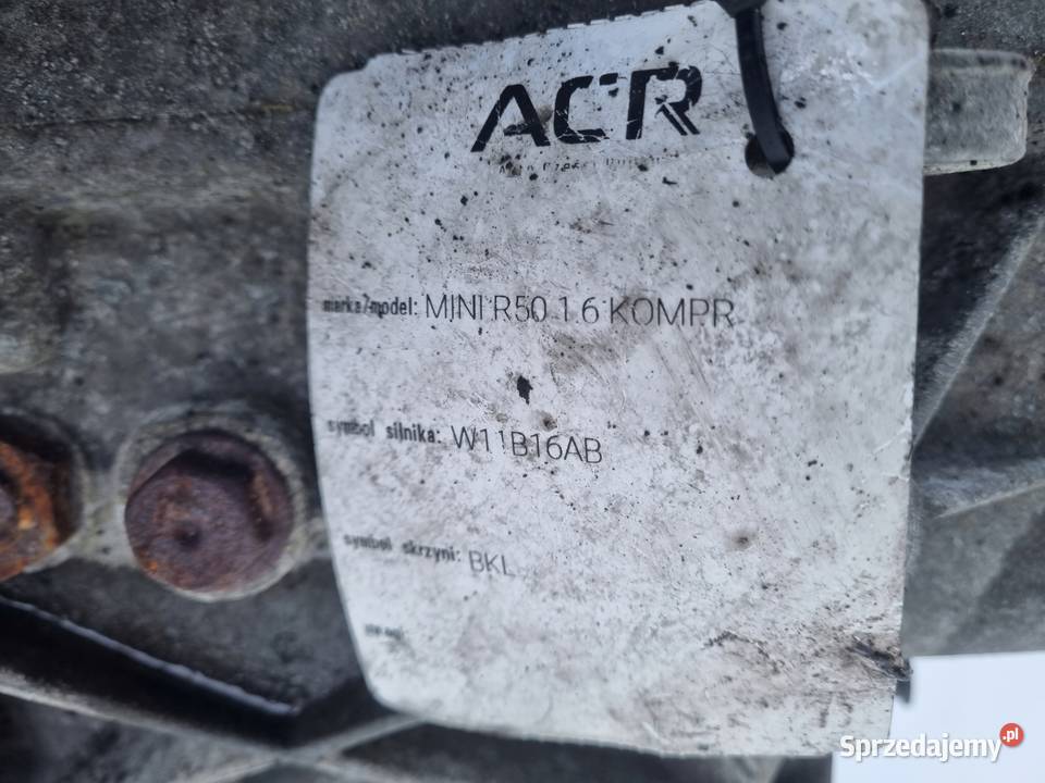 Mini Cooper One R53 16 komp SKRZYNIA BIEGÓW Rudka