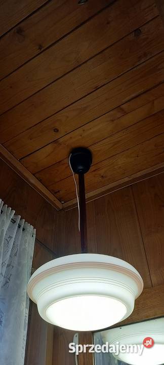 Wisząca lampa ampla Antyki łódzkie Skierniewice