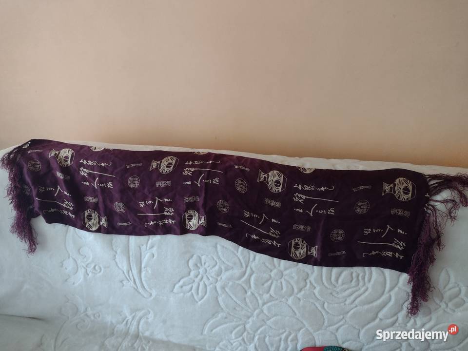 Jedwabny szal wieczorowy z Dubaju szalik100 Kraków