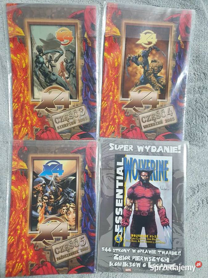 X4 XMani i Fantastyczna Czwórka zestaw 4 Superbohaterowie Gdynia