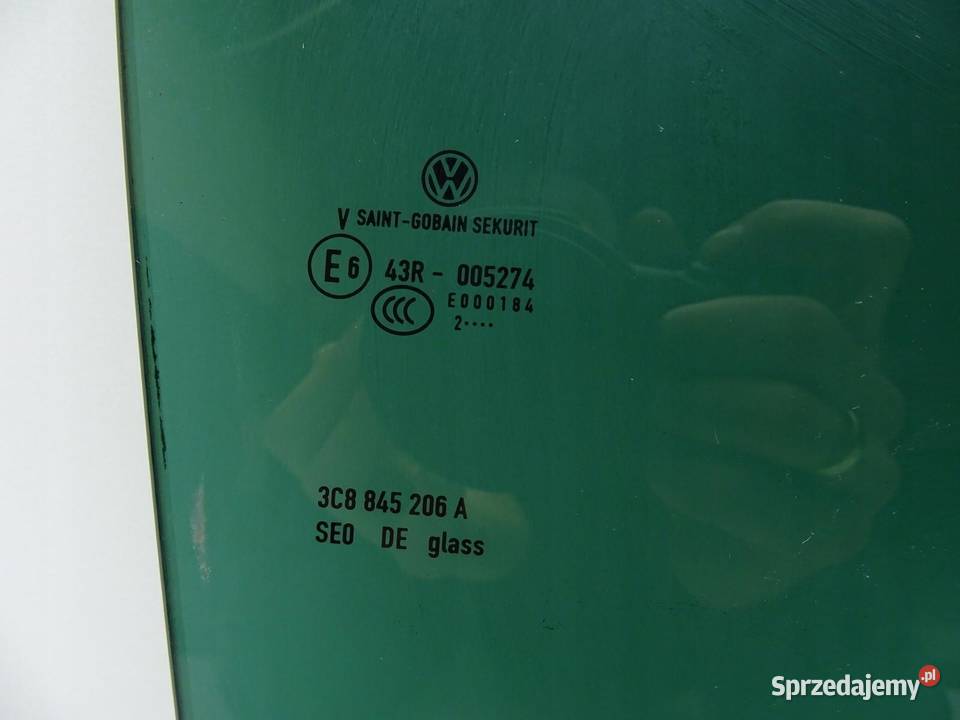 SZYBA DRZWI PRAWA PRAWY TYŁ TYLNA VW PASSAT CC sprzedam