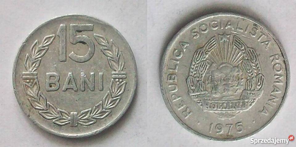 Rumunia 15 bani 1975 Leźnica Wielka