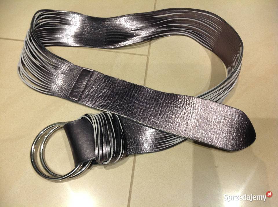 Pasek Szeroki Skórzany Damski LUISA CERANO ML Galanteria i dodatki Nowa Sól