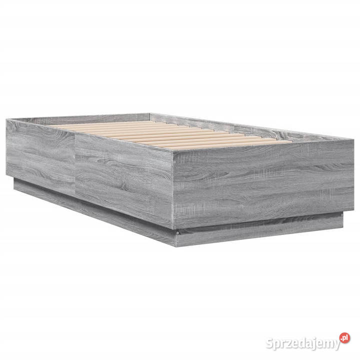 Rama łóżka szary dąb sonoma materiał 40cm Warszawa