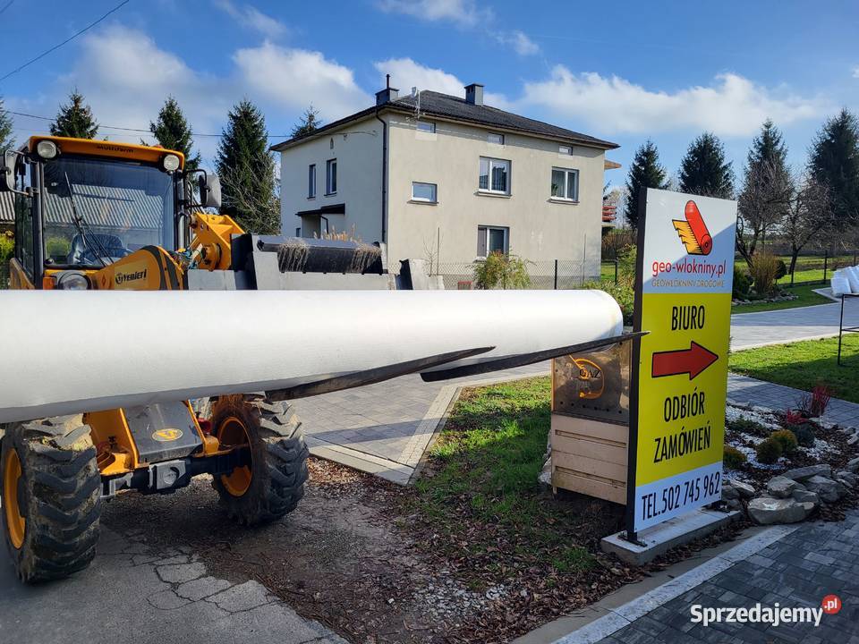 Geowłóknina POLIPROPYLENOWA 9kn 4x80 Wrocław sprzedam