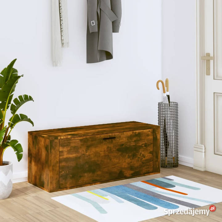 Szafka na buty ścienna przydymiony dąb 100x35x38 mazowieckie Warszawa