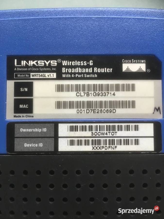 Sprzedam tanio b szybki Router Linksys prodUSA małopolskie Kraków sprzedam