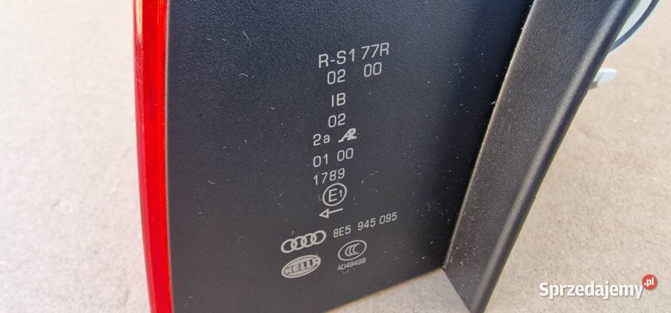 AUDI A4 B7 SEDAN LAMPA LEWA TYŁ ORYGINAŁ IDEALNA Lampy tylne Bieleń sprzedam