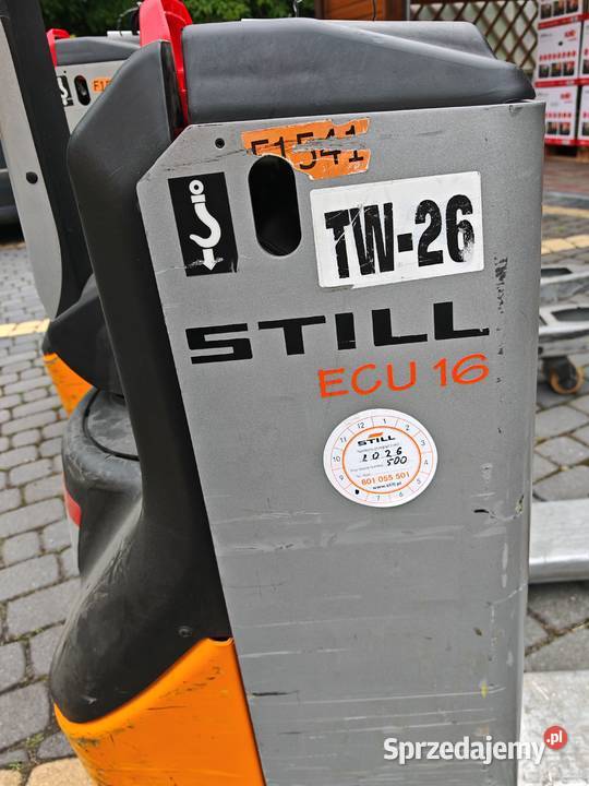 Wózek paletowy elektryczny Still ECU 16 Łańcut