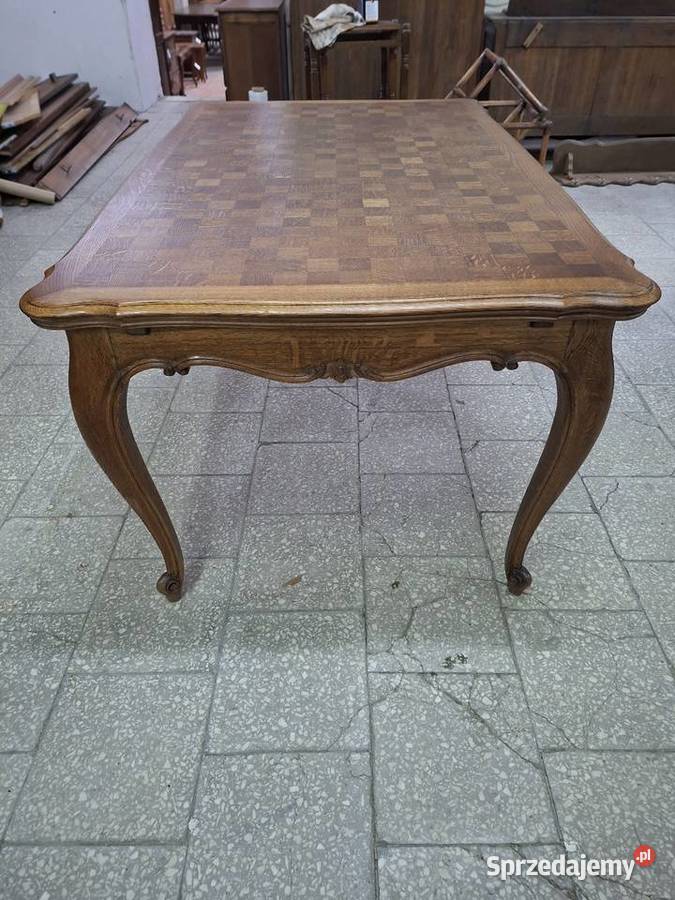 Ładny rozkładany stół ludwikowski Francja małopolskie Nowy Sącz