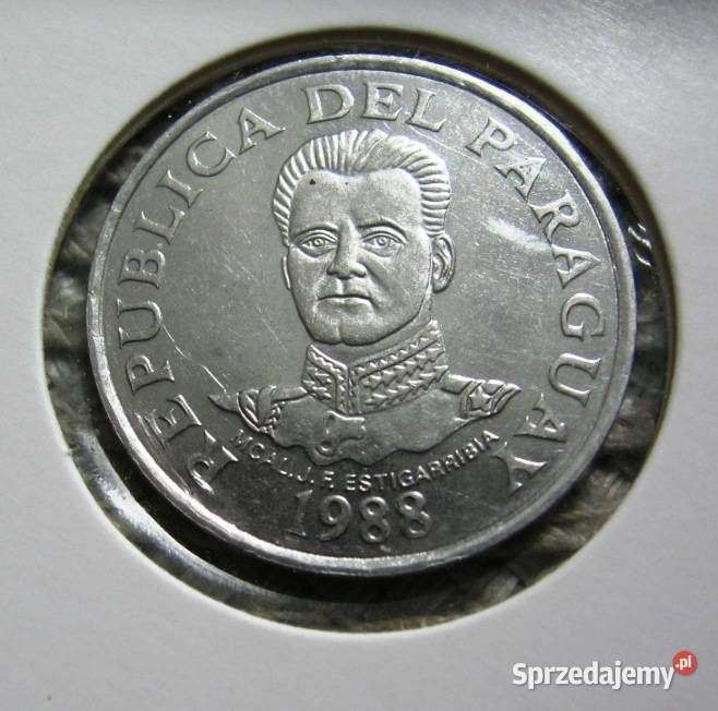 Paragwej 50 Guaranies 1988r Ładna Kalisz