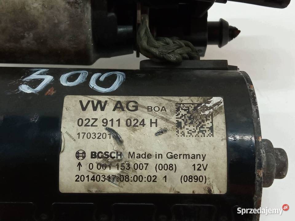 ROZRUSZNIK 02Z911024H 16 TDI Seat Altea I 2004 osobowe