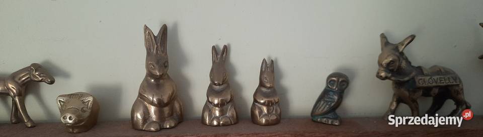 Figurki z mosiądzu różne ceny w zależności Morąg sprzedam