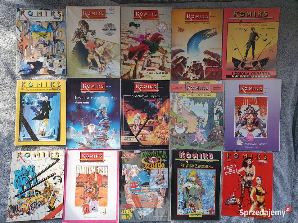 Komiks Fantastyka zestaw 15 numerów lata 90te Polskie Gdynia