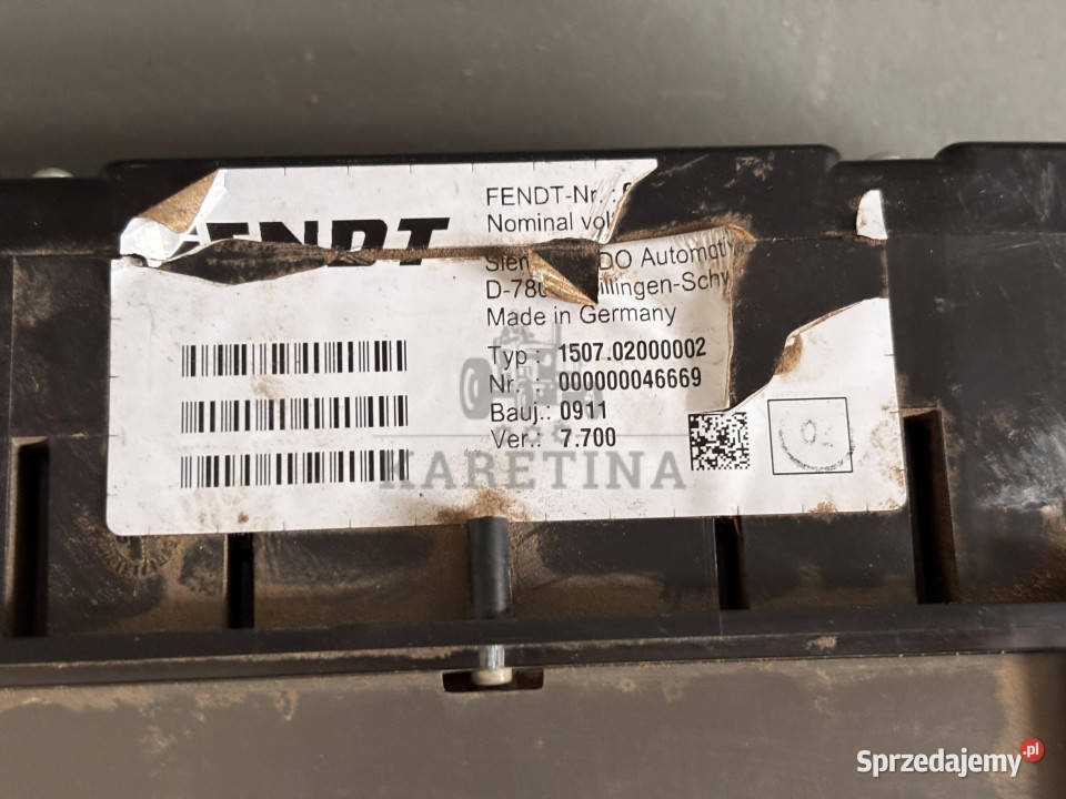Fendt 400 700 T2 800 900 VARIO Wyświetlacz LCD 3 Jastrzębniki
