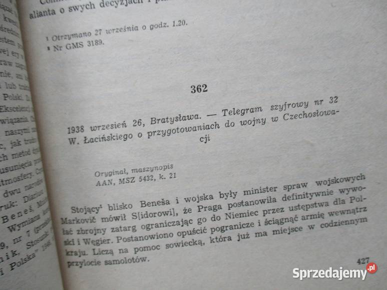 Monachium 1938 Polskie dokumenty Łódź