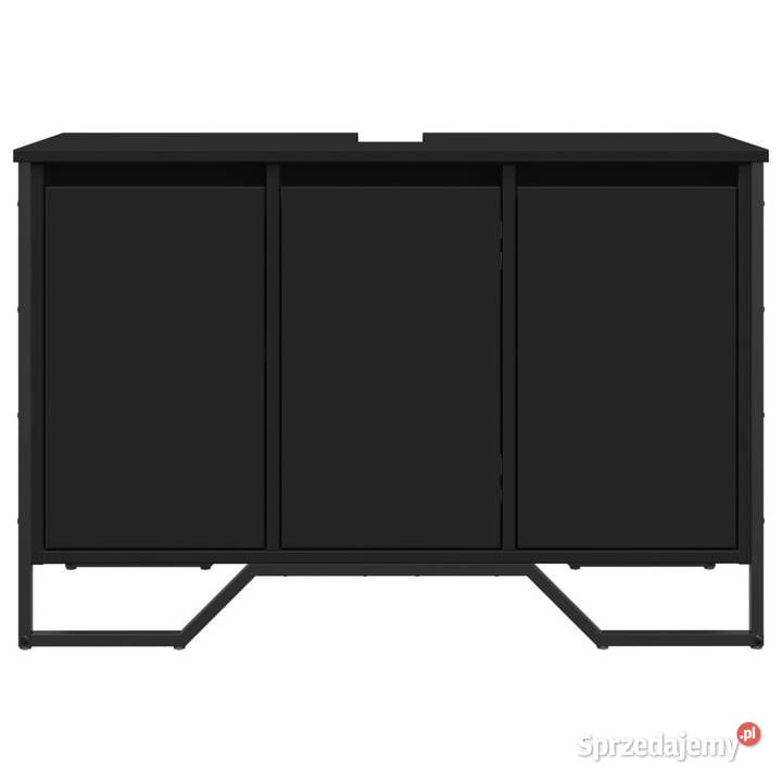 Szafka pod umywalkę czarna 91x35x60 WM848659 Pozostałe Warszawa