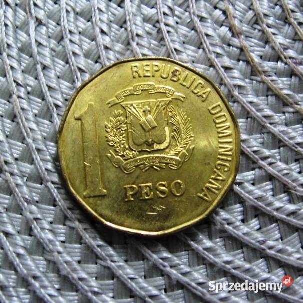 Dominikana 1 Peso 1993r Napis DUARTE pod Kalisz
