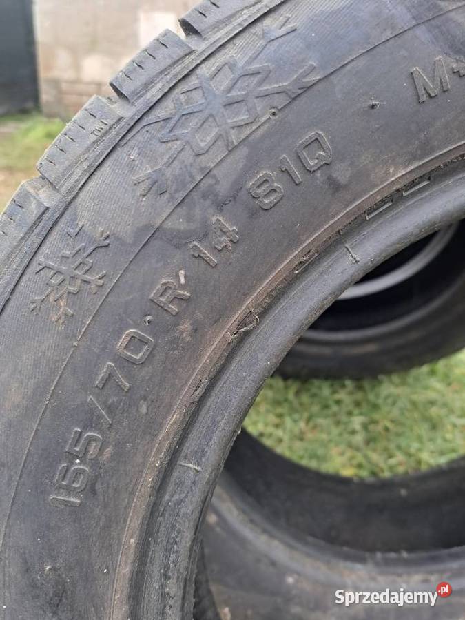 Opony zimowe 14cale lubelskie sprzedam
