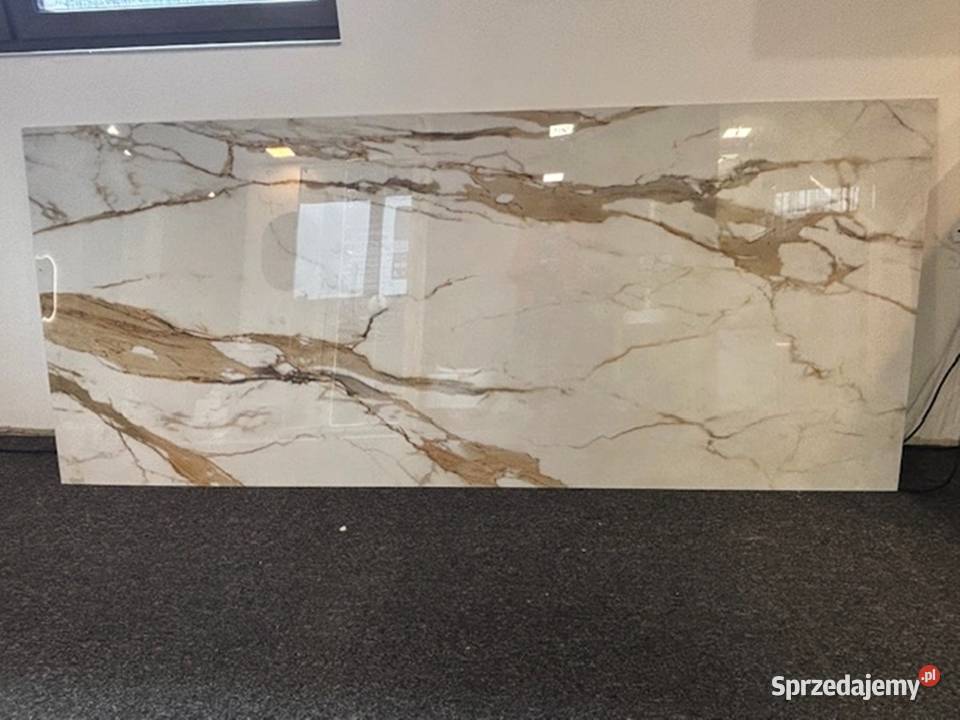 gres 120x280 marmur poler paradyż calacatta gold Zakopane