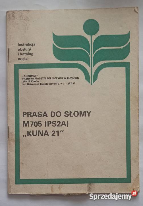 Prasa FMR M705 Kuna 21 Kostkujące Chrósty Wysińskie